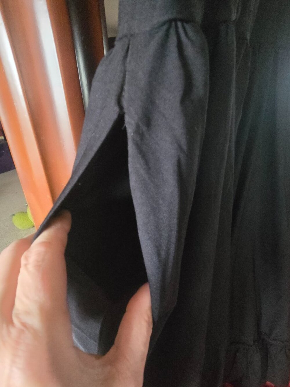TORRID DEEP BLACK NIGHTFALL CORSET MAXI DRESS 18 - Picture 8 of 13